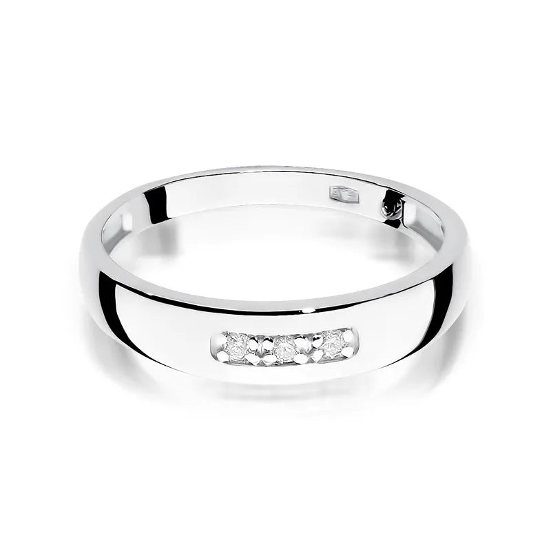 Gold Ring with 0.044ct Diamonds