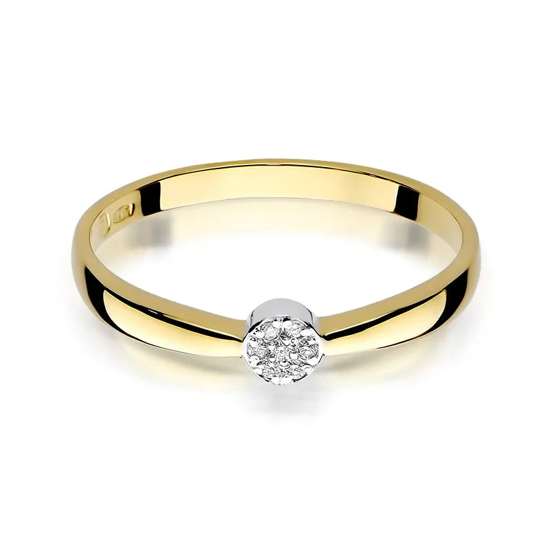 Gold Ring with 0.035ct Diamonds