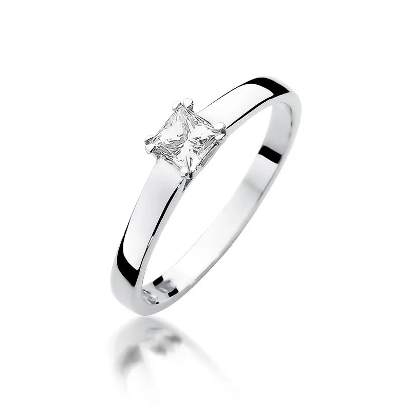 Goldring mit 0,30 ct Diamant