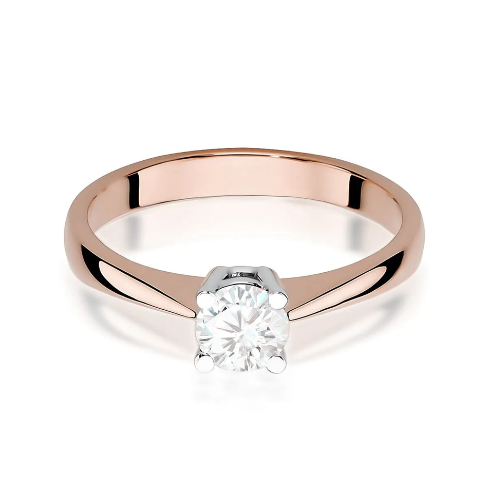 Goldring mit 0,50 ct Diamant