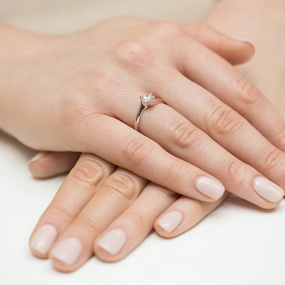 Gold Ring with 0.50ct Diamond