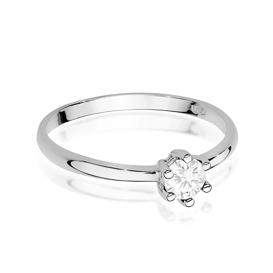 Goldring mit 0,30 ct Diamant
