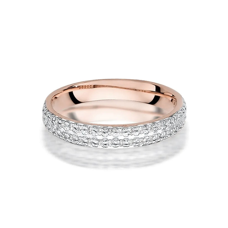 Zlatý prsten s diamanty 0,23 ct