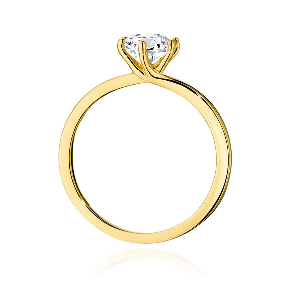 Gold Ring with 1.00 ct Diamond