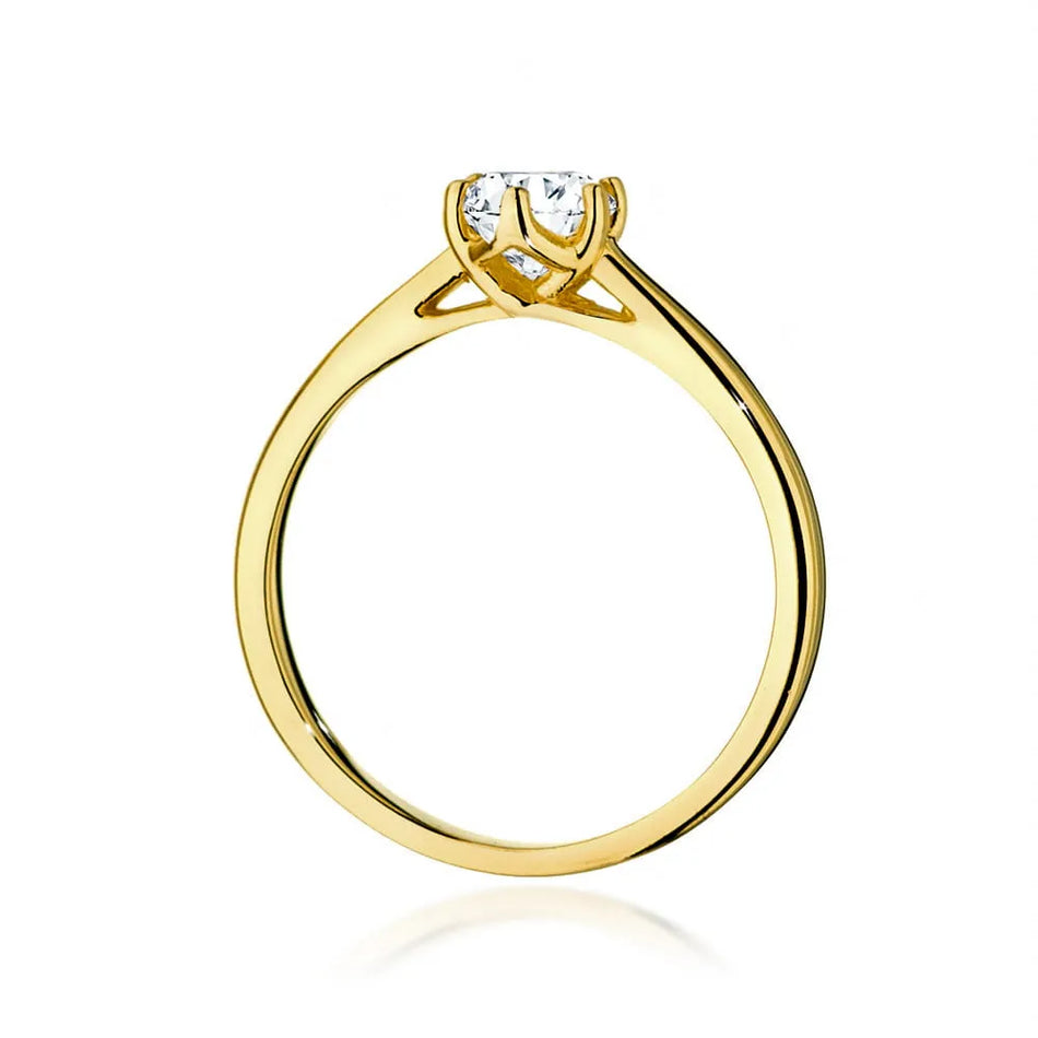 Gold Ring with 0.50ct Diamond