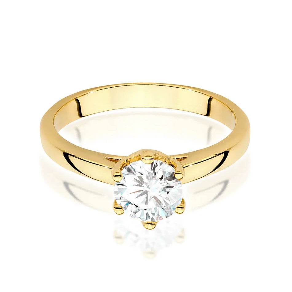 Gold Ring with 1.00ct Diamond