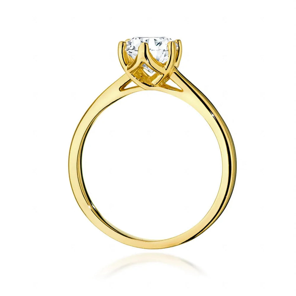 Gold Ring with 1.00ct Diamond