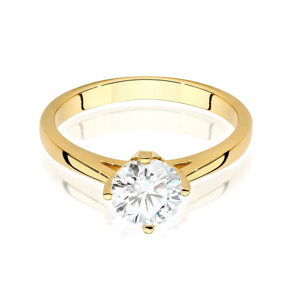 Gold Ring with 1.00ct Diamond