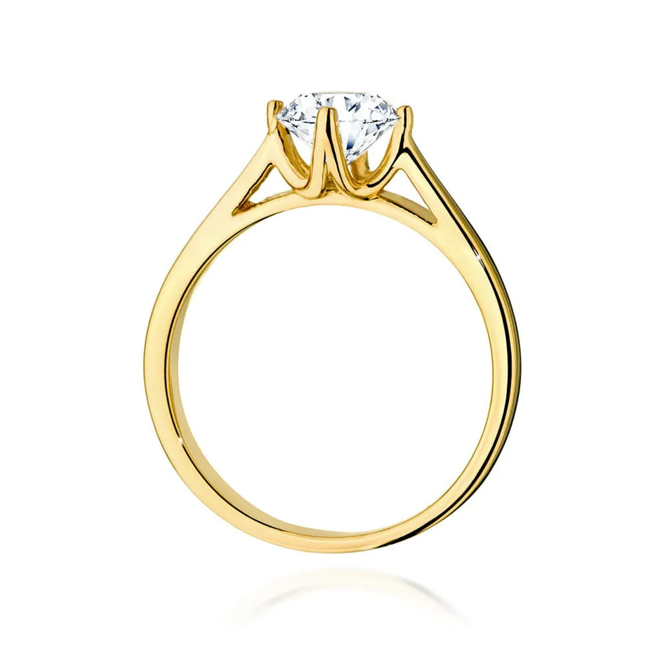 Gold Ring with 1.00ct Diamond