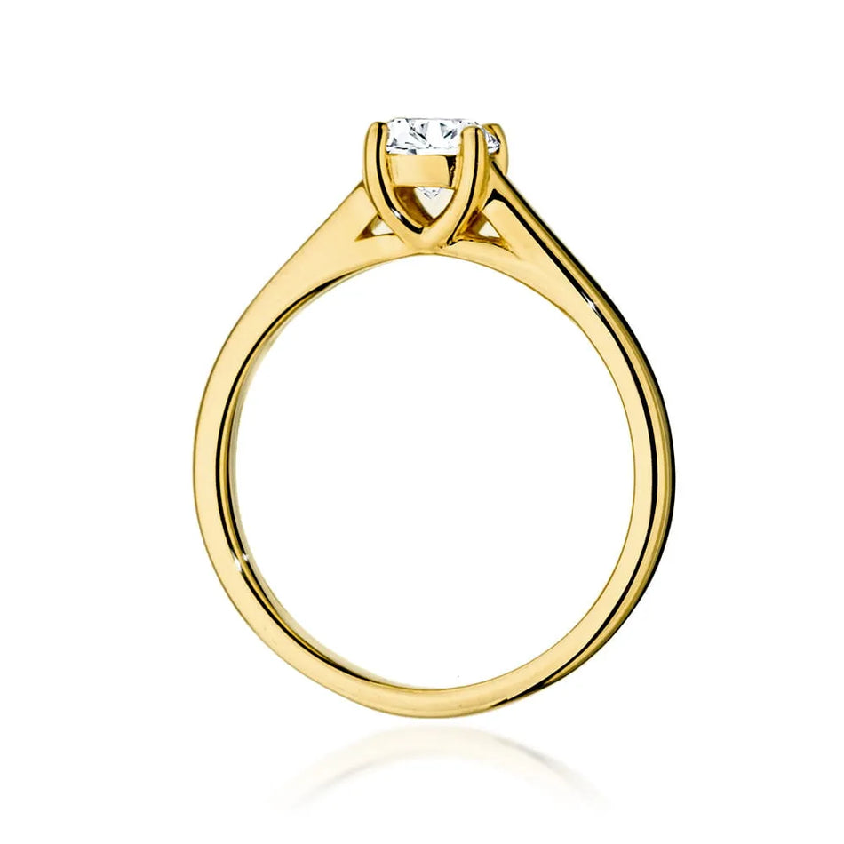 Gold Ring with 0.50ct Diamond