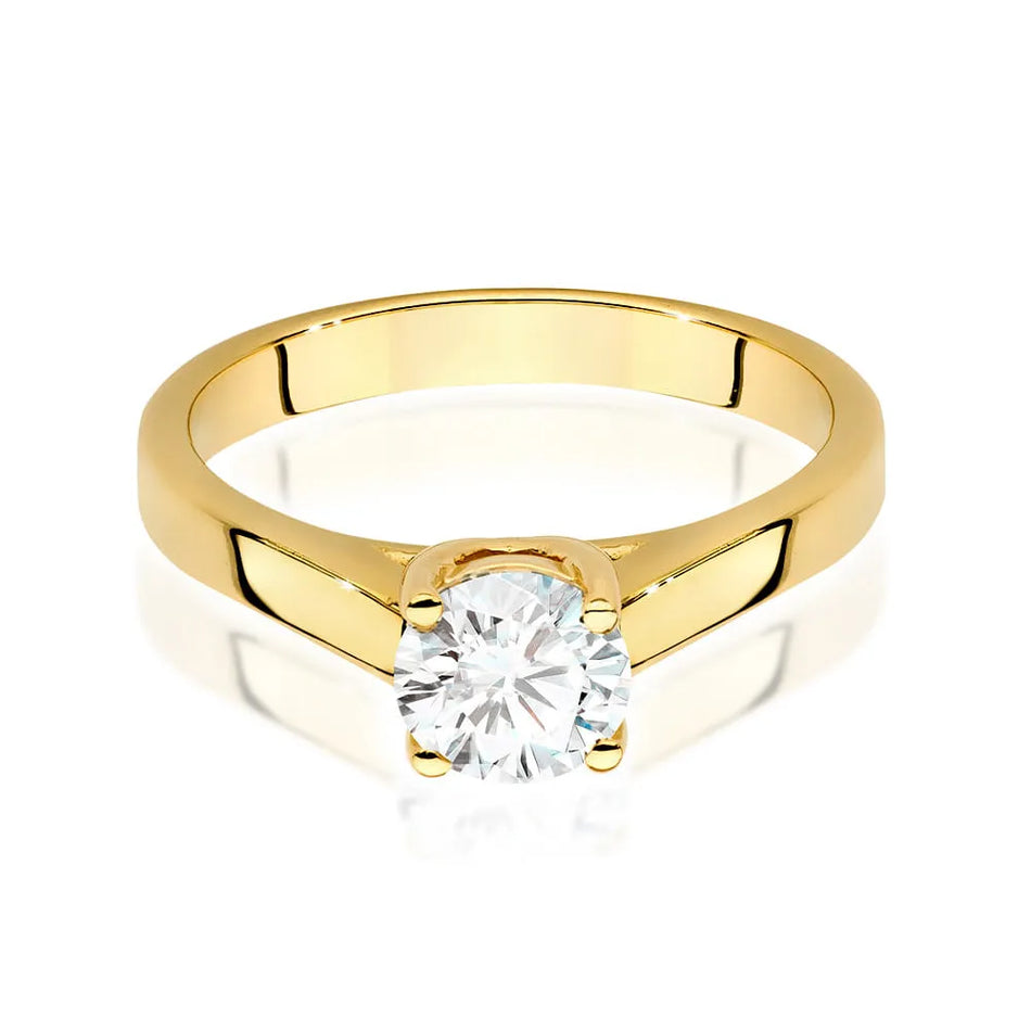 Gold Ring with 0.70ct Diamond
