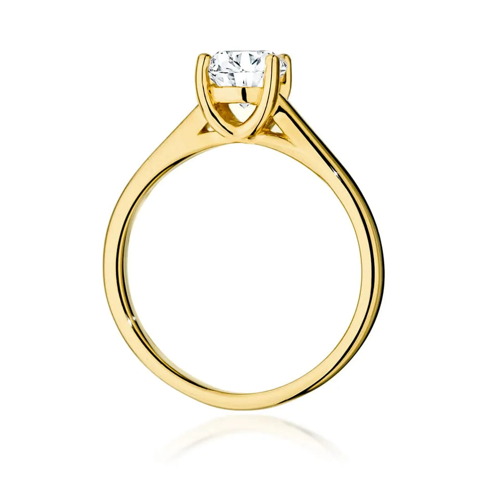 Gold Ring with 1.00ct Diamond