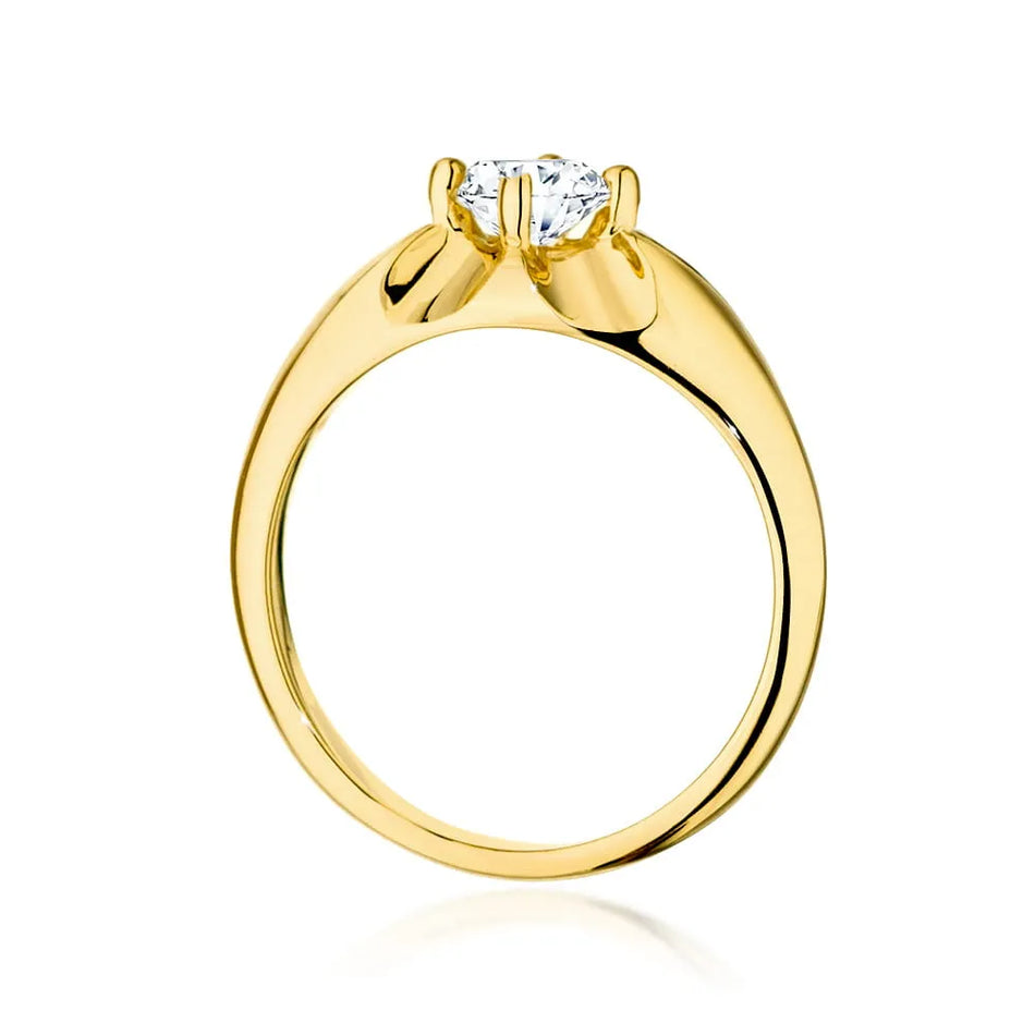 Gold Ring with 0.50ct Diamond