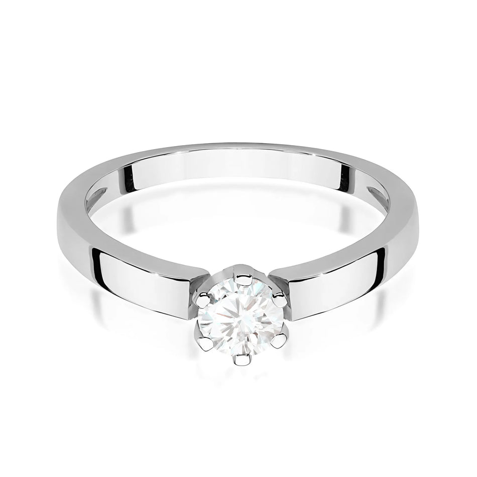 Goldring mit 0,25 ct Diamant