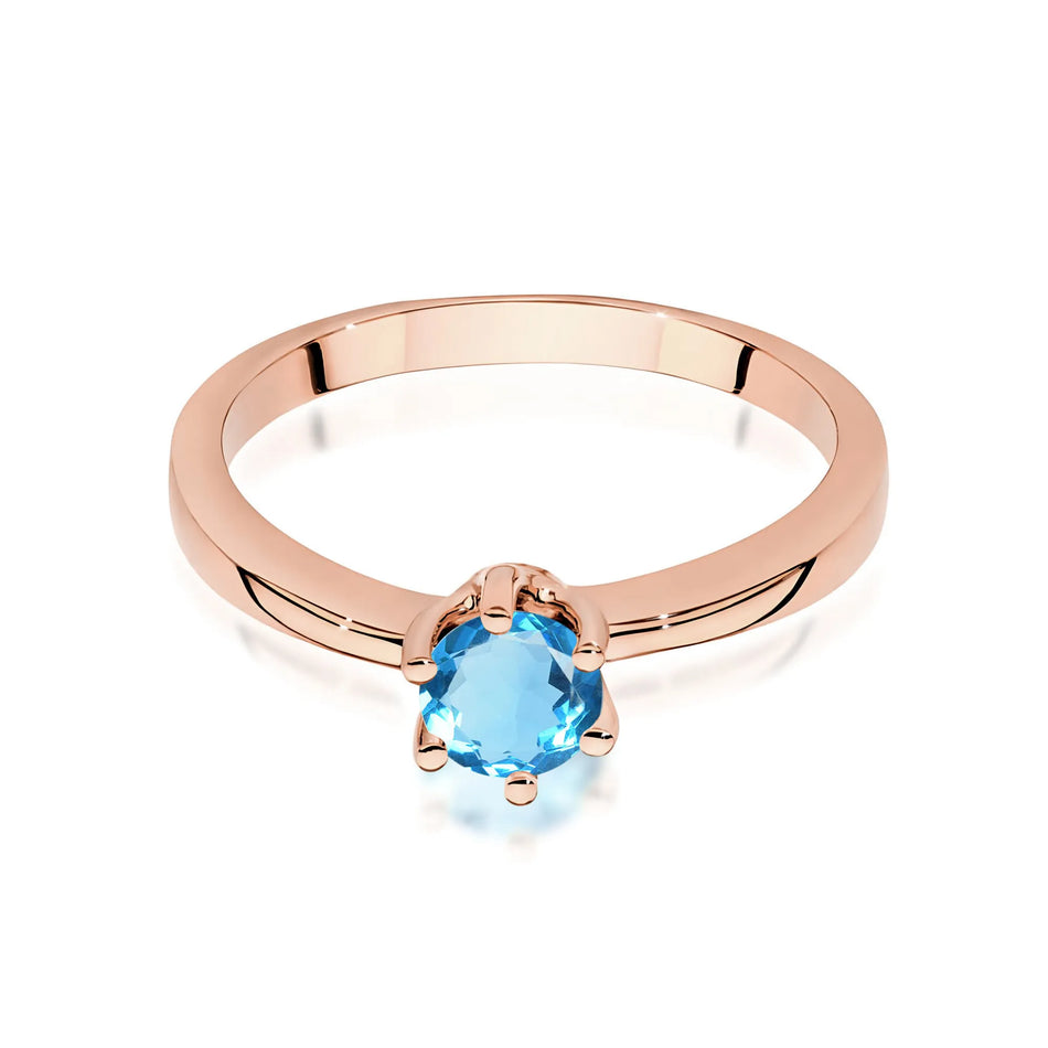 Ring mit Topas 0.5ct | 14K (585) Gold