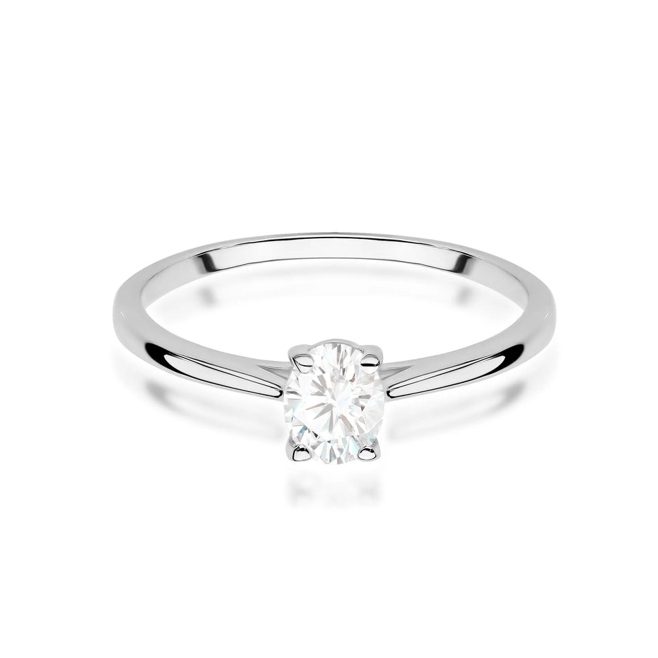 Goldring mit 0,30 ct Diamant