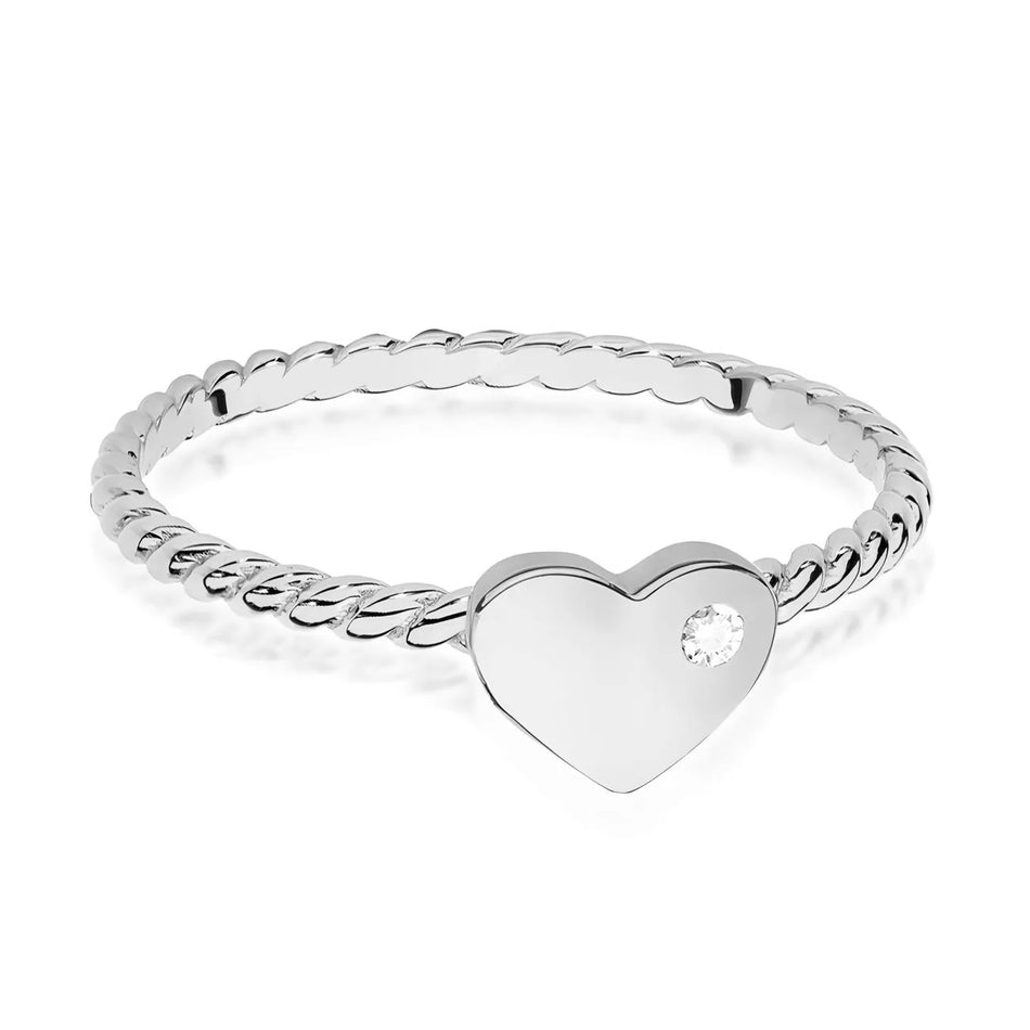 Goldring mit 0,03 ct Diamant