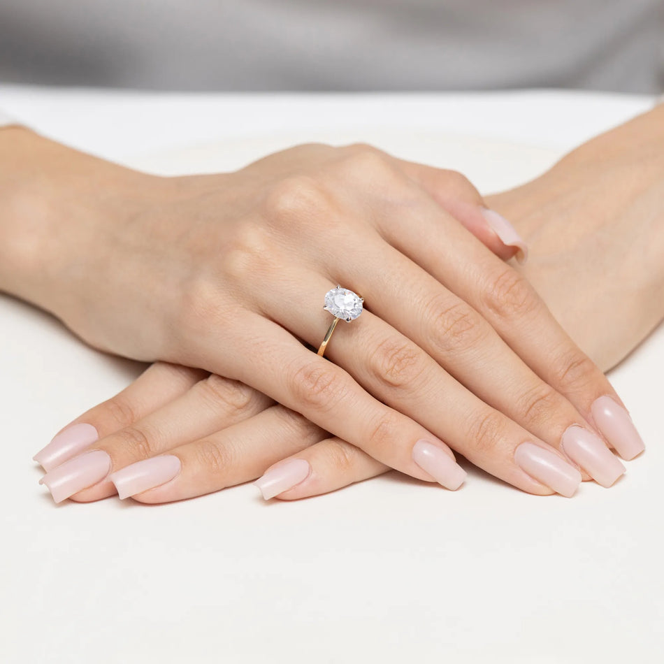 Zlatý prsteň s 2.00ct laboratórnym diamantom