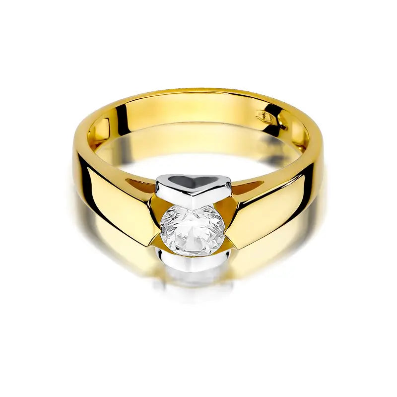 Goldring mit 0,50 ct Diamant