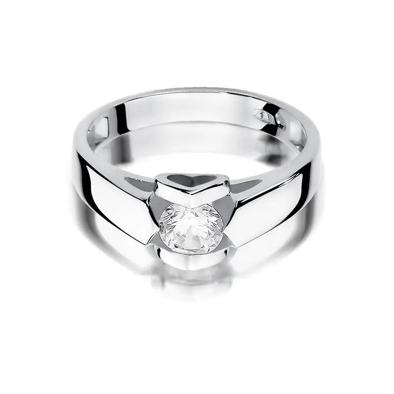 Goldring mit 0,50 ct Diamant