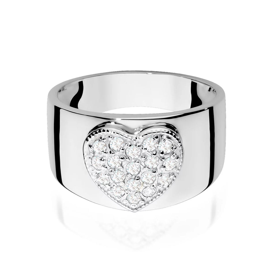 Zlatý prsten s diamanty 0,261 ct