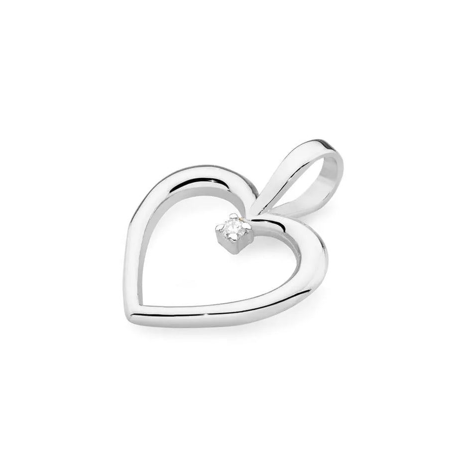 Gold Anhänger mit 0,005ct Diamant