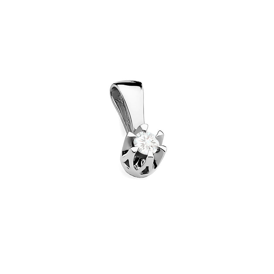 Gold Anhänger mit 0,08 ct Diamant