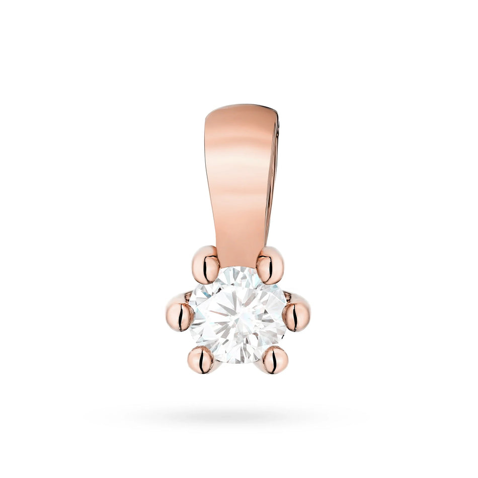 Gold Anhänger mit 0,10 ct Diamant