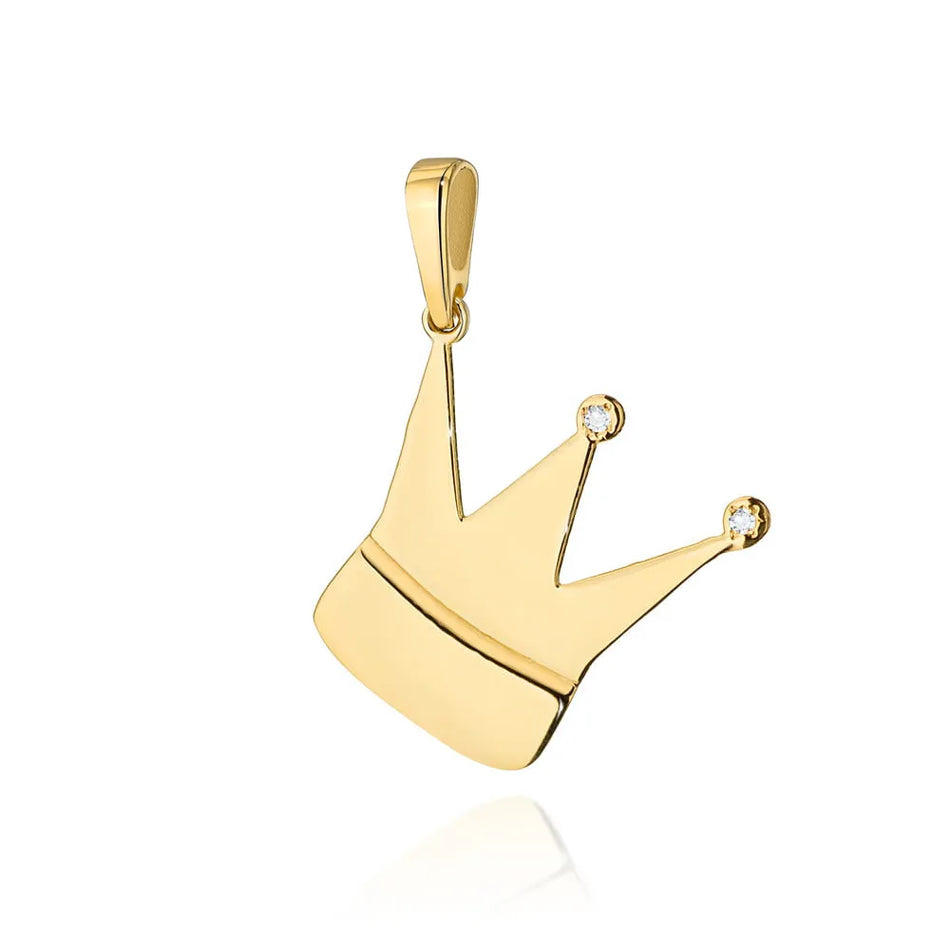 Gold Anhänger mit 0,01 ct Diamanten