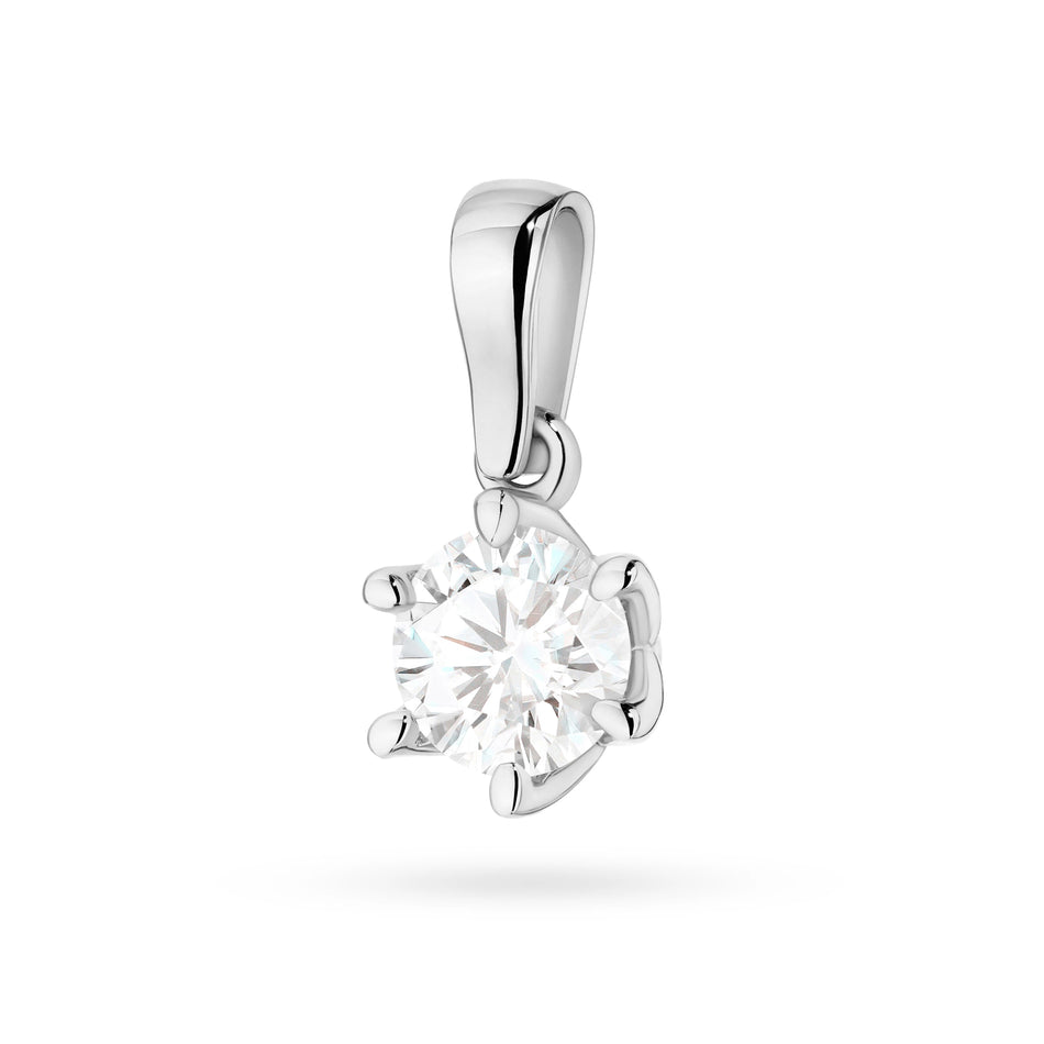 Zlatý prívesok s 1.00ct laboratórnym diamantom