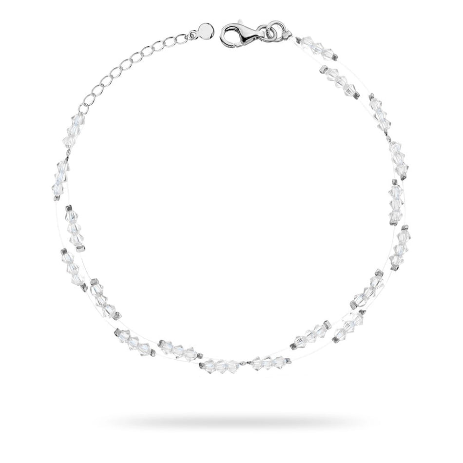 Klassisches Hochzeits Silber Armband